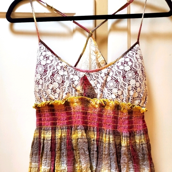 XOXO Women's Open Back Boho Maxi Dress - Picture 4 of 12